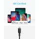 ANKER POWERLINE +II USB-C CABLE WITH LIGHTNING CONNECTOR 3FT