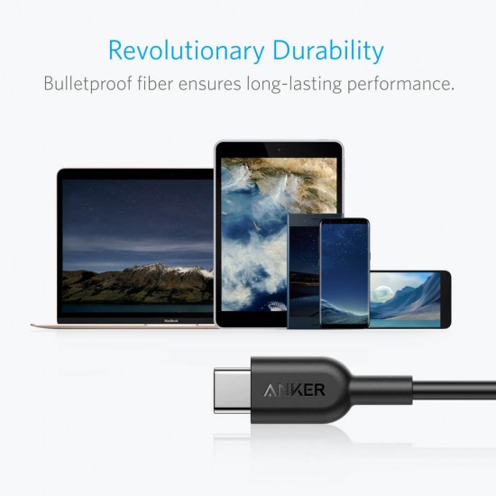 ANKER POWERLINE SELECT+ USB-C TO USB-C 2.0 CABLE 6FT