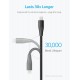 ANKER POWERLINE+ II WITH LIGHTNING CONNECTOR 1FT