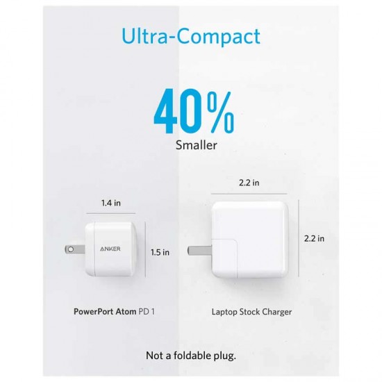ANKER POWERPORT PD 1 WITH C TO LIGHTNING CABLE