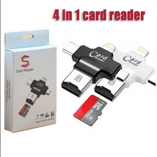 Card Reader 4 in 1 USB 2.0 OTG