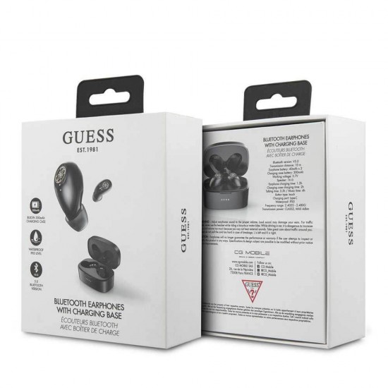 Guess 4h Music Time Wireless Earphones Black