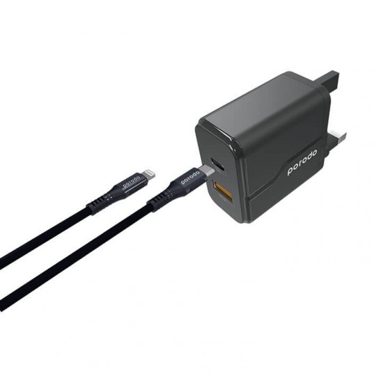 Porodo Pd & Qc Wall Charger 18w